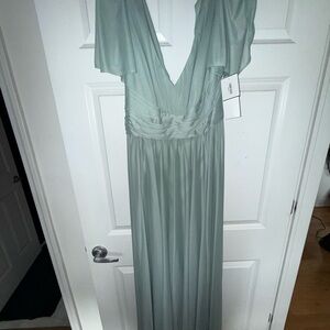 Elegant Green Bridesmaid Dress